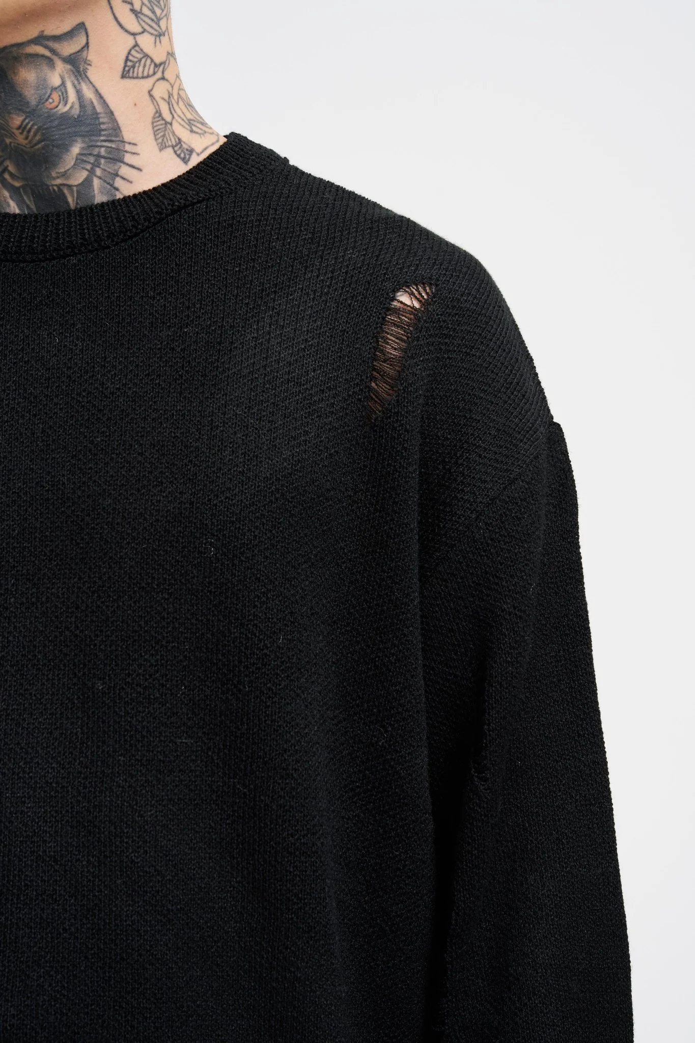 Erkek Basic Kazak Siyah - Image 3