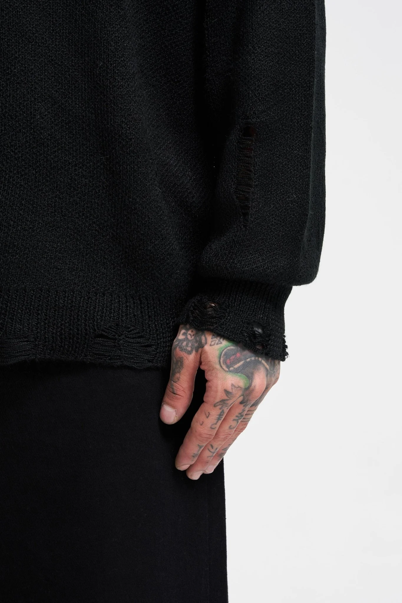 Erkek Basic Kazak Siyah - Image 4