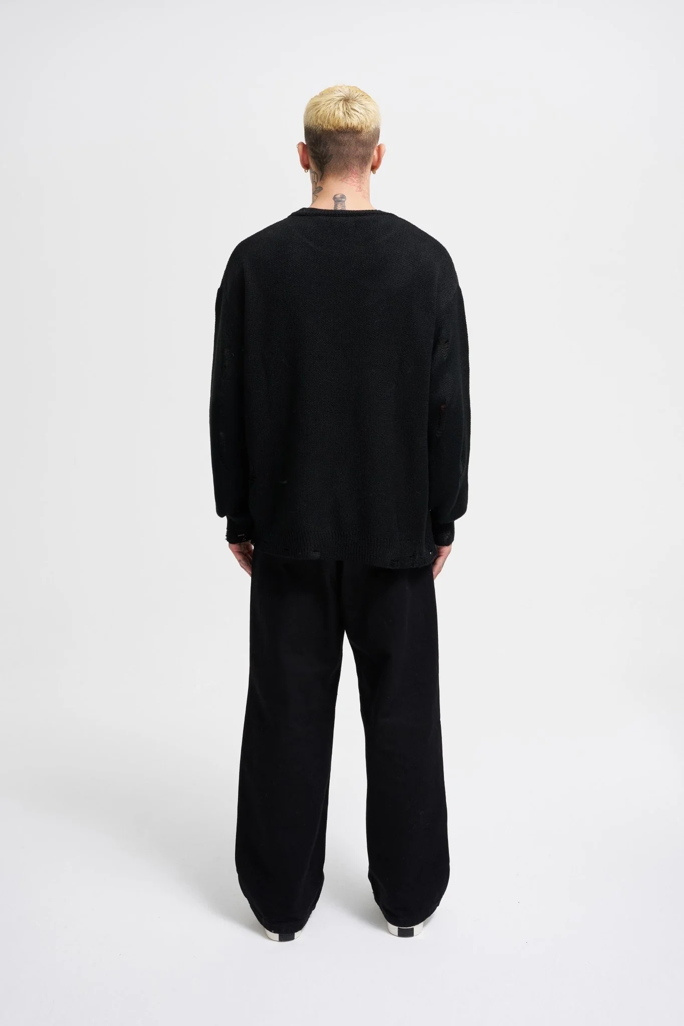 Erkek Basic Kazak Siyah - Image 6