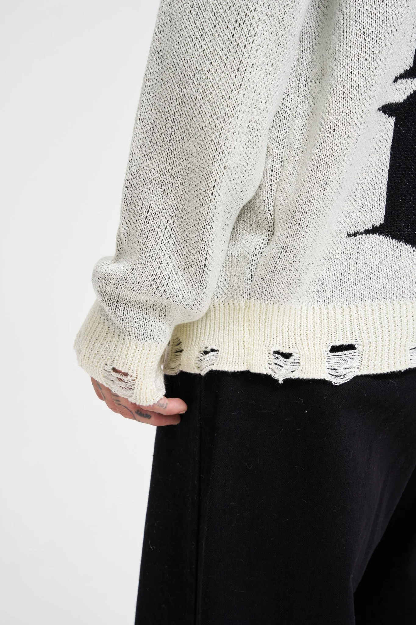 Erkek Gothic Kazak Ekru - Image 4