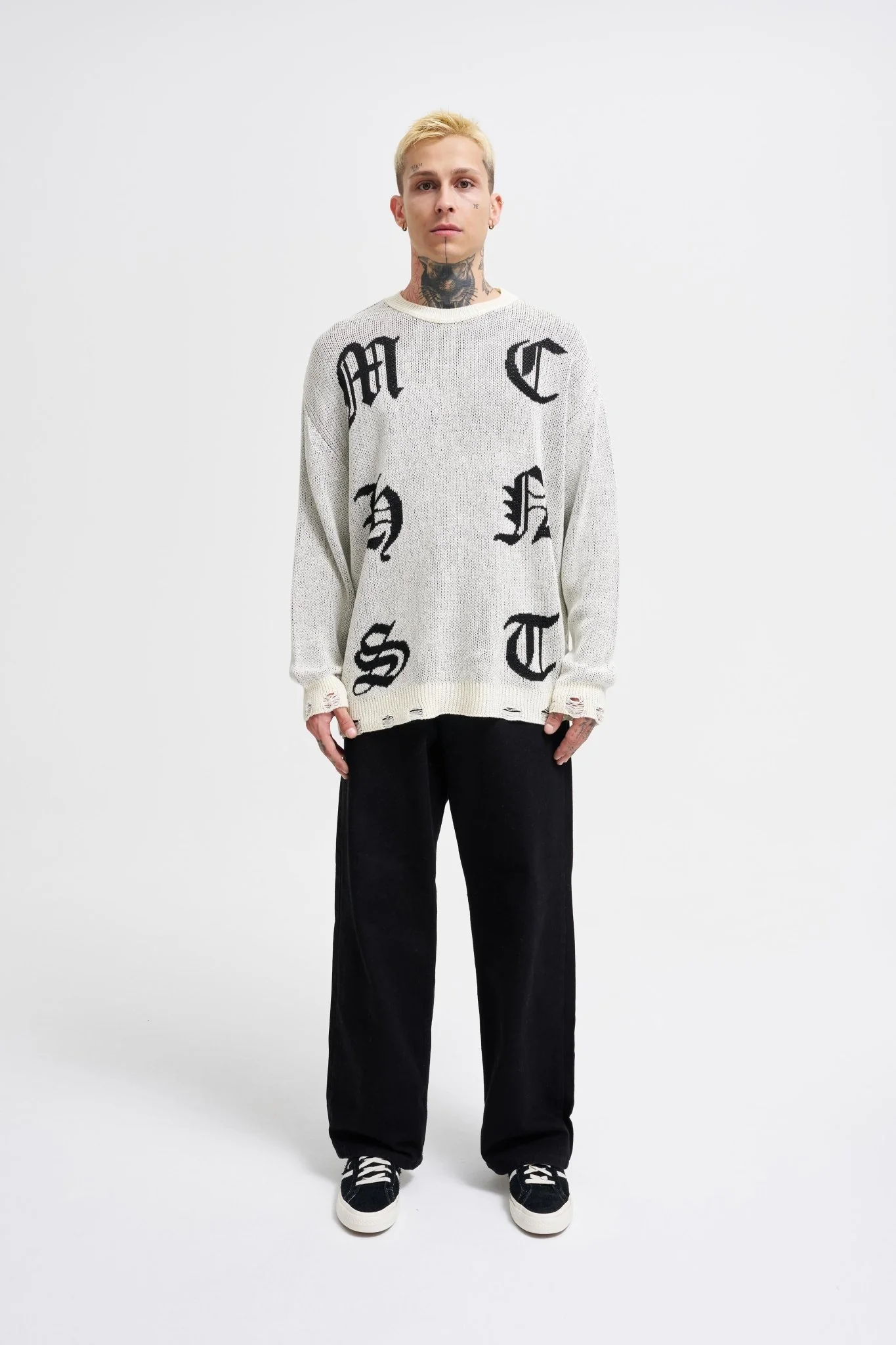 Erkek Gothic Kazak Ekru - Image 5