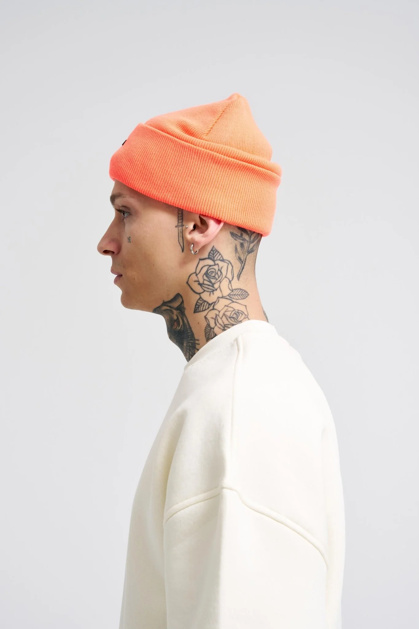 Erkek Machinist Bere Neon Turuncu - Image 3