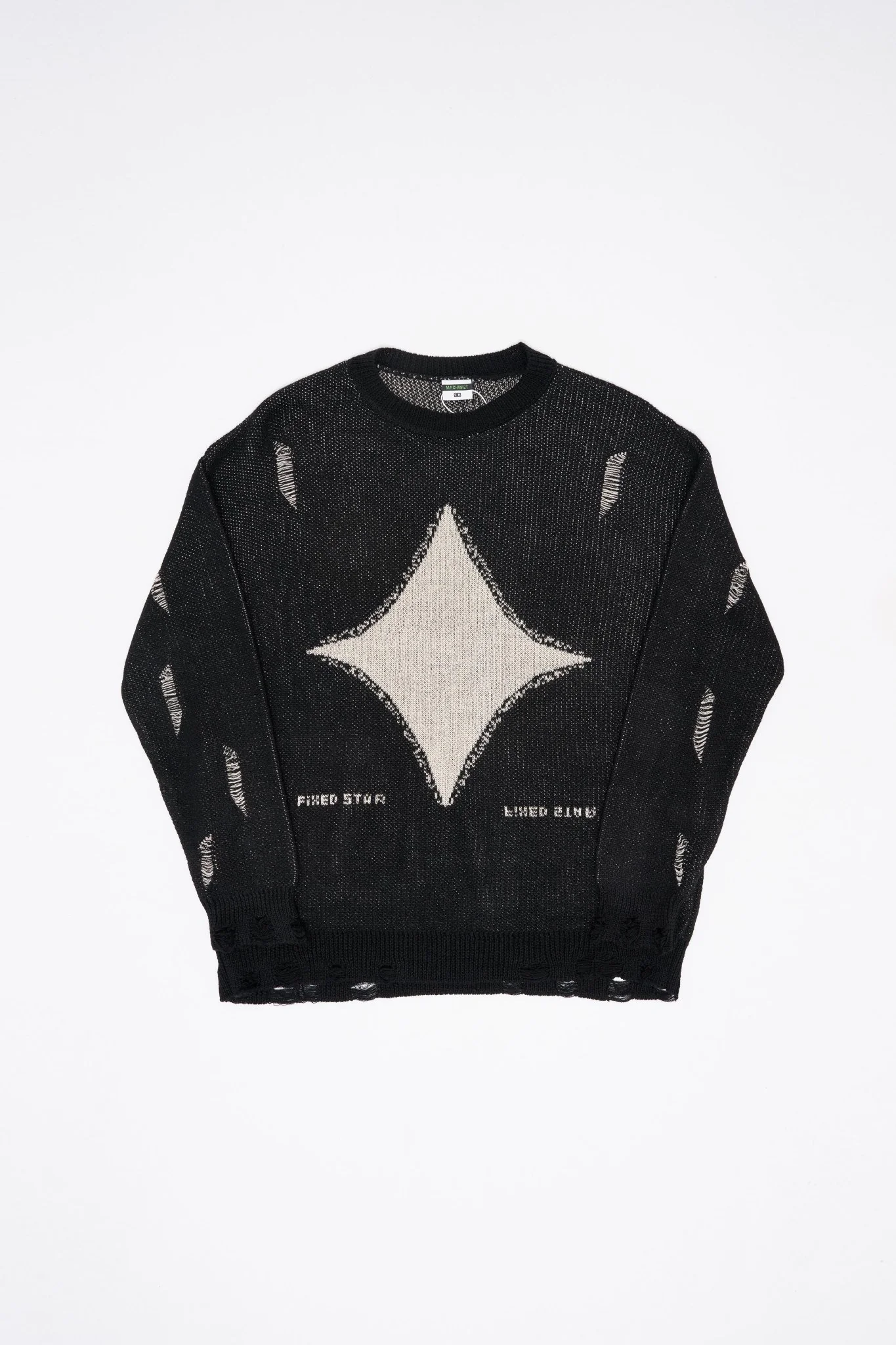 Erkek Patterned Kazak Siyah - Image 6