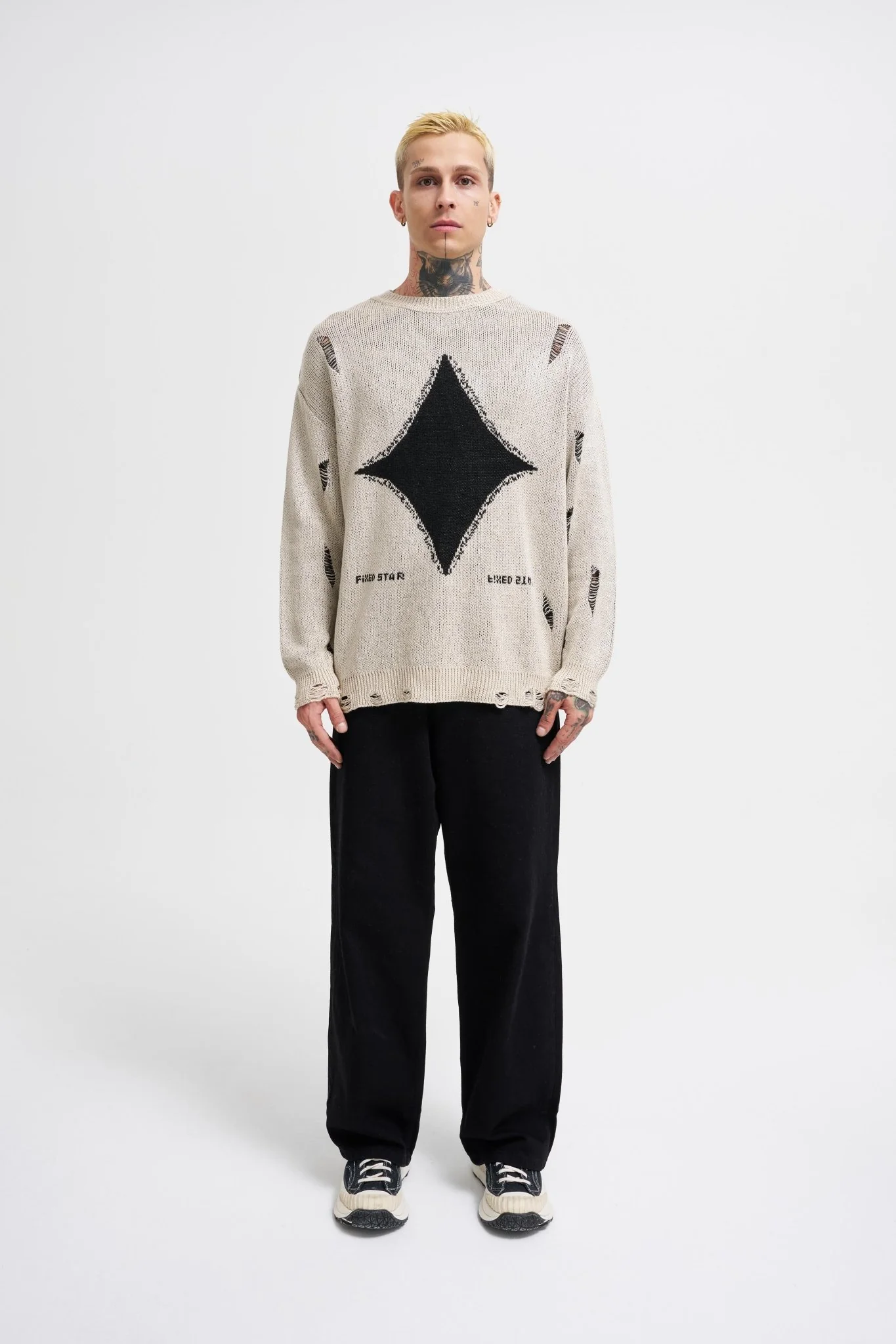 Erkek Patterned Kazak Taş - Image 5